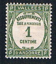 French Andorra J16 MLH Postage Due (BP8231)