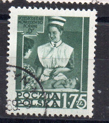 POLAND - 1953 - SOCIAL SERVICES - NURSE - 1,75 - Used -