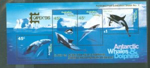 Australian Antarctic Territory #L97c Mint (NH) Souvenir Sheet