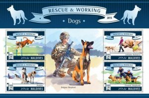 Maldives 2015 MNH - DOGS   |  Michel Code: 5800-5803  |  Scott Code: 3407