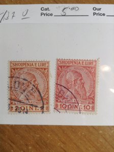 Albania  # 35/37  Used