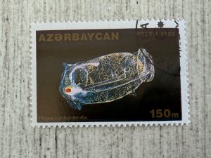 Azerbaijan #516 Used, 150m, Marine Life, 2024 SCV $0.60