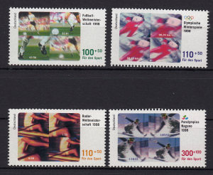 Germany - 1998 - Sc. B827-B830 - MNH