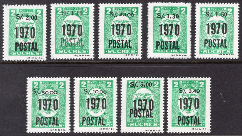 ECUADOR SCOTT 820-828