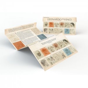 UK Stamps - Leonardo da Vinci Presentation Pack.