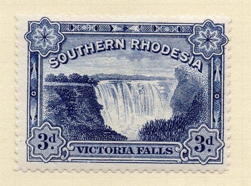 Southern Rhodesia 1932 Vic. Falls Issue Mint Hinged 3d. 294154