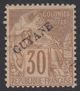 French Guiana 26 MH CV $47.50