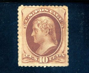 USAstamps Unused VF US 1870 Jefferson Bank Note Printing Scott 150 OG MNH 