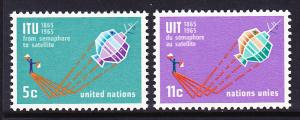 141-42 United Nations 1965 ITU MNH