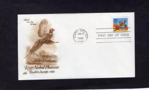 2283 Ring-Necked Pheasant, FDC, ArtCraft