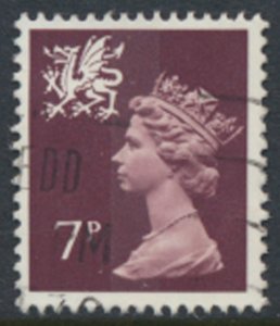 Wales  GB  Machin 7p SG W23  Used 1 band  SC# WMMH8  see details