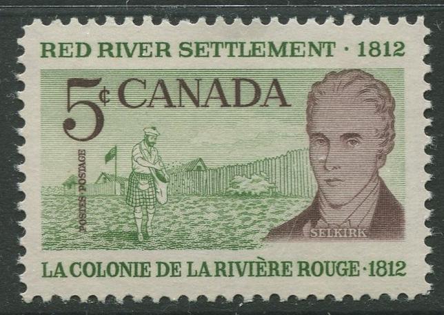 STAMP STATION PERTH Canada #397 Lord Selkirk 1962 MNH CV$0.35