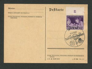 Austria German Occupation Stamp Day #B201 #811 FDC Vienna 1942 Special Postmark