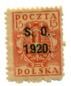 Eastern Silesia 1920 #43 MNH SCV(2022) = $0.25