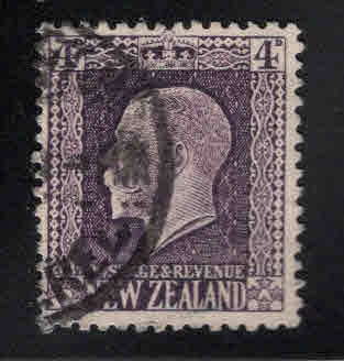 New Zealand Scott 151 used KGV 1915