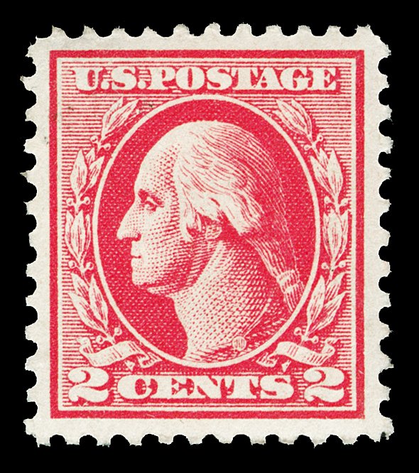 Scott 526 1920 2c Washington Offset Type IV Mint XF OG HR Cat $25