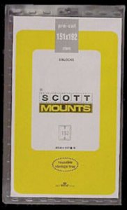 Scott/Prinz Pre-Cut Souvenir Sheets Small Panes Stamp Mounts 151x192 #997 Clear