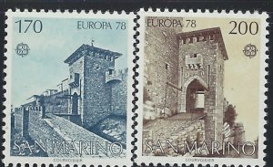 San Marino 922-23 MNH 1988 set (fe9857)