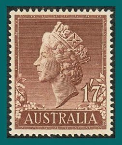 Australia 1957 Queen Elizabeth II, MNH #301,SG282d