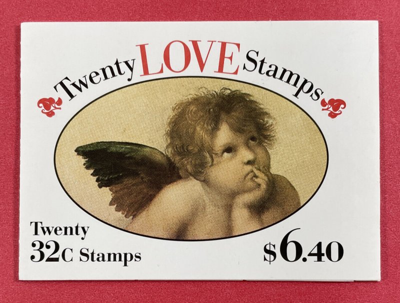 BK229 (2959a) LOVE CHERUB Booklet of 20 US 32¢ Stamps MNH 1995 Unopened