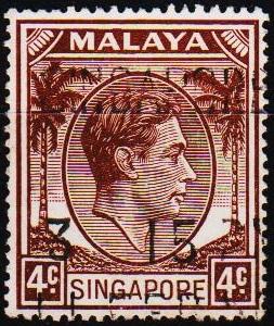 Singapore. 1948 4c S.G.4 Fine Used