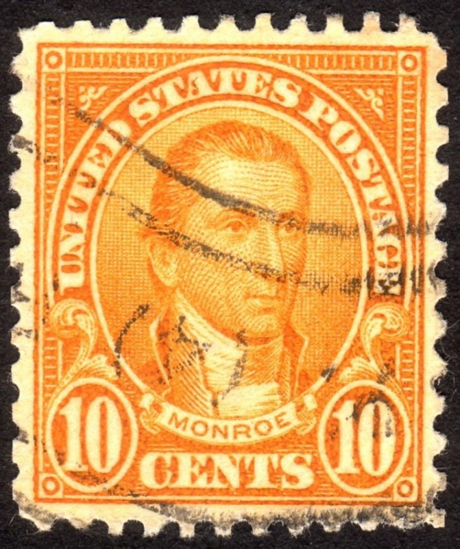 1927, US 10c, Monroe, Used, XF, Sc 642