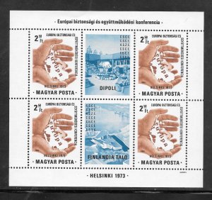 Hungary #2239A MNH Conference for European Security  Souvenir Sheet (16269)