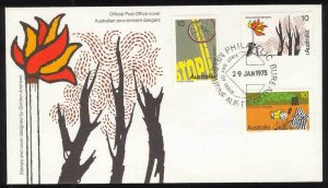Australia 1975 Envionments FDC Lot13524