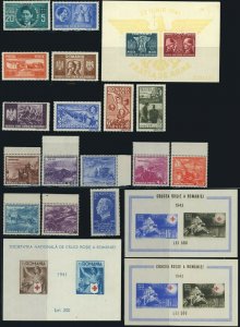 ROMANA WWII Semi Postal Stamps Collection