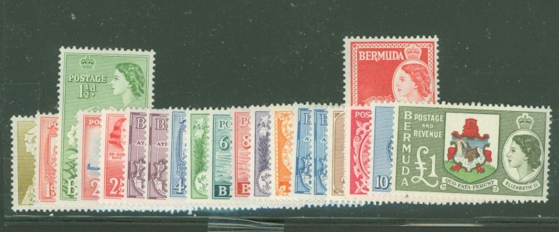 Bermuda #143-162 Unused Single (Complete Set)