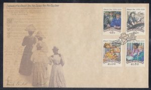 New Zealand Scott 1151-4 FDC - Women's Vote 100th Anniv.