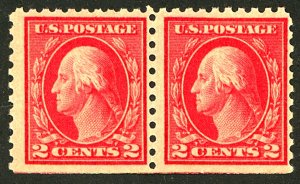 U.S. #463 MINT PAIR NG