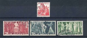 Switzerland 1938 Scott 243-46u fvf scv $50.00 less80% = $9.90 Buy it Now!!!!!!!