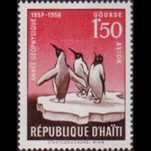 HAITI 1958 - Scott# C120 Penguins 1.5g LH