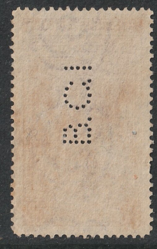 Italy 1950 Working 100l (1/19) w/Perfin USED