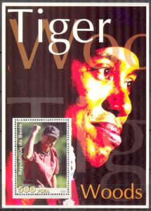 Benin 2003 Sport Golf Tiger Woods S/S MNH