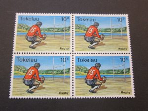 Tokelau 1979 Sc 69 BLK(4) MNH