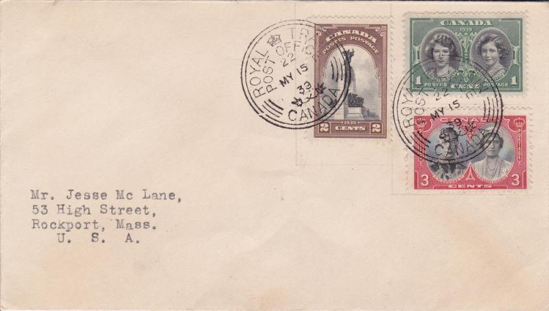 Canada # 246-248, UnCacheted 1st Day Cover