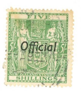 New Zealand #O91 Used Single