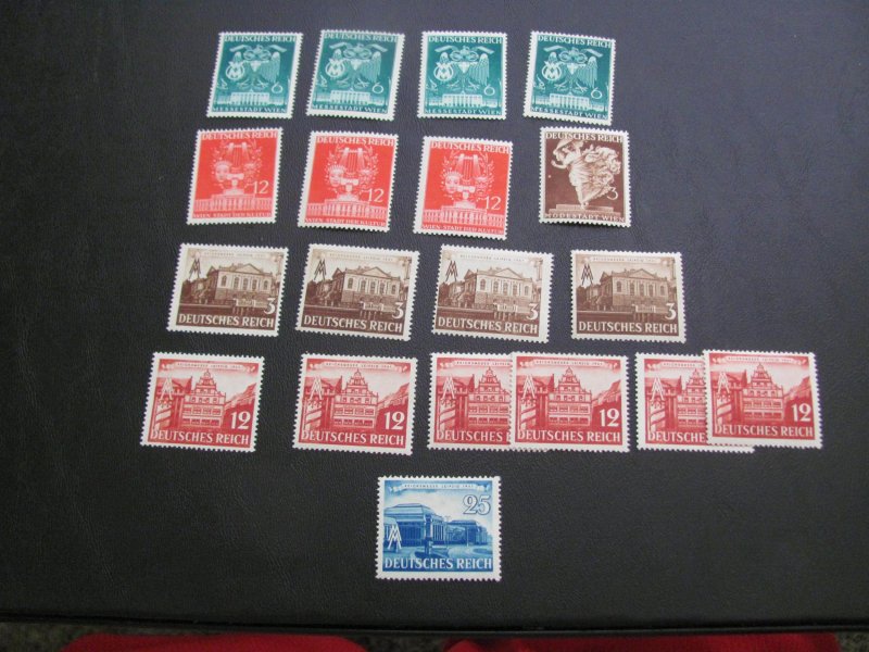 GERMANY 1941 MNH SC# 499/505 LOT (115)