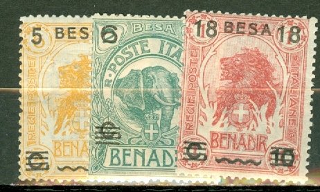 PH: Somalia 40, 49-50 mint; 41-8 MNH CV $280; scan shows only a few
