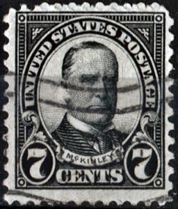 SC#639 7¢ McKinley (1927) Used