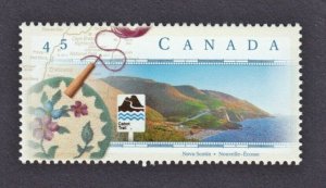 Nova Scotia Cabot Trail - SCENIC HIGHWAYS 1997 Canada #1651 MNH-VF q05