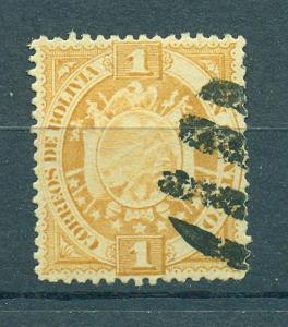 Bolivia sc# 40 (2) used cat value $1.25