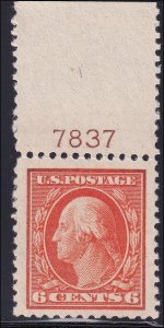 US Scott #506, PSE Graded 90J Cert, Mint, OG, NH, w/plate number, SMQ $90+.