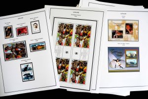 COLOR PRINTED UKRAINE 1992-2010 STAMP ALBUM PAGES (143 illustrated pages)