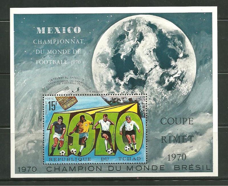 Chad 227f MNH S/S World Cup 1970, Mexico City
