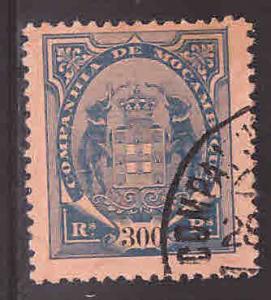 Mozambique  Company Scott 35 Used stamp from 1897-1907 Coat of Arms set