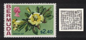 Bermuda Chalice cup Flowers $2.40 1970 MNH SG#265