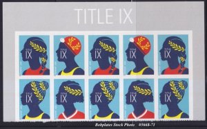 BOBPLATES #5668-71 Title IX Block of 10 VF MNH